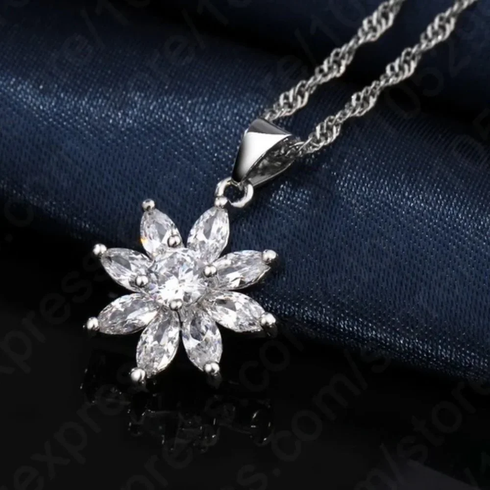 925 Sterling Silver Earrings And Necklace - Picture 3 of 7